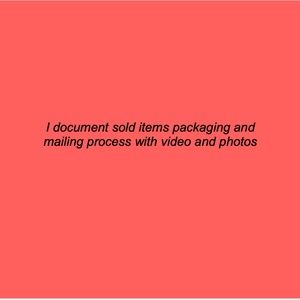 documentation of  packaging and shipment